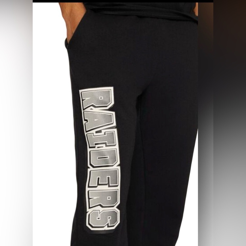Men’s Forever 21 NFL Las Vegas Raiders Jogger Pants XXL NWT - Picture 5 of 9